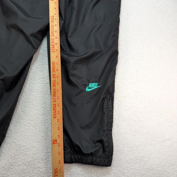 Nike x Atmos Men's XL NRG Windbreaker Track Pants 'Black Hyper Jade' CD6133-011 - Picture 3 of 9